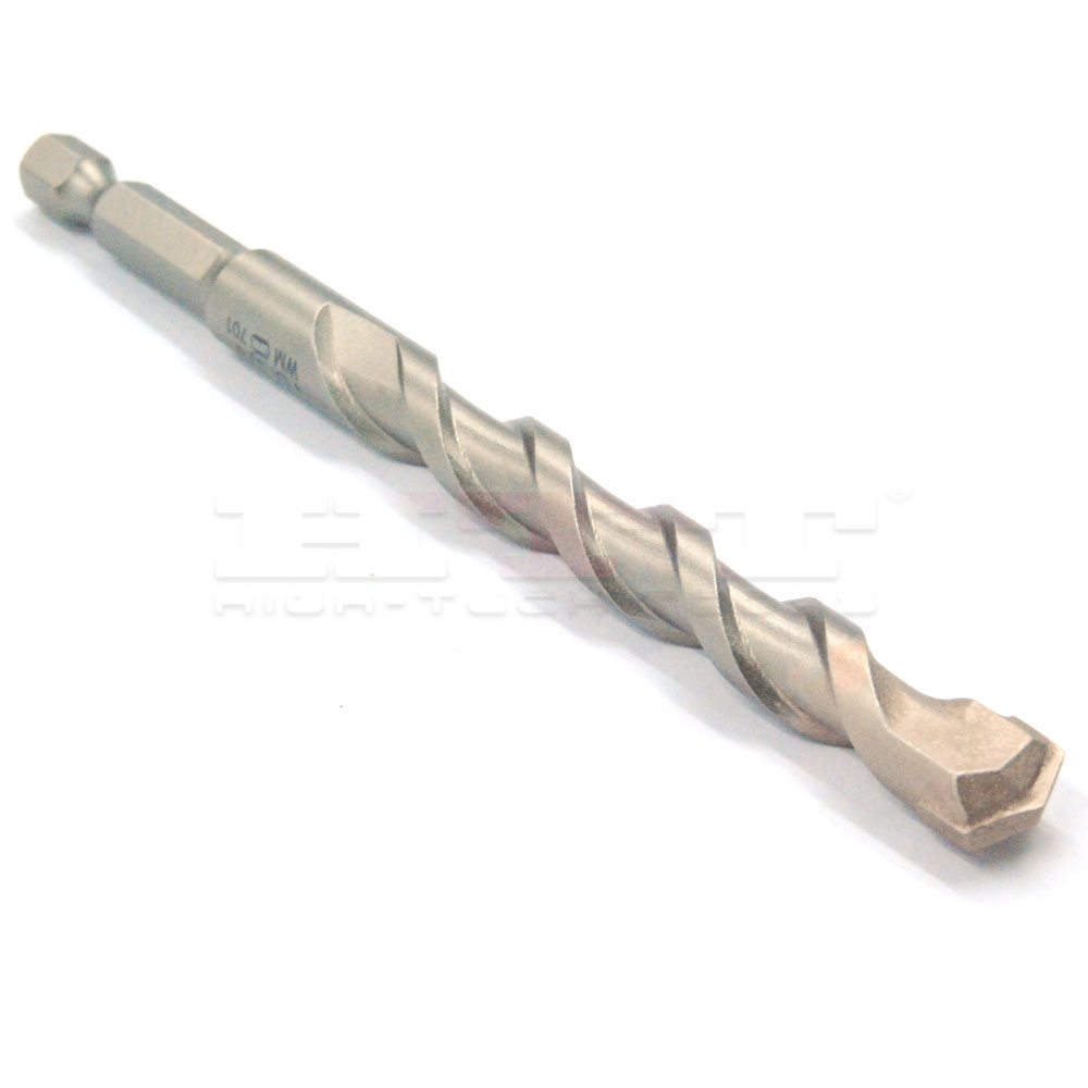 Masonería Broad de perforación DIN6.35E Cambio rápido Hex Shank