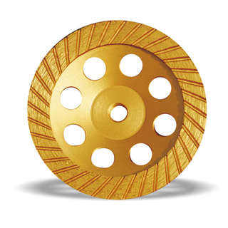 Rueda de molienda de diamantes, hilera turbo continua